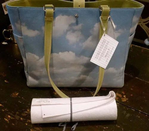 Annie C. Chapman Cloud Diaperbag/Tote Handbag