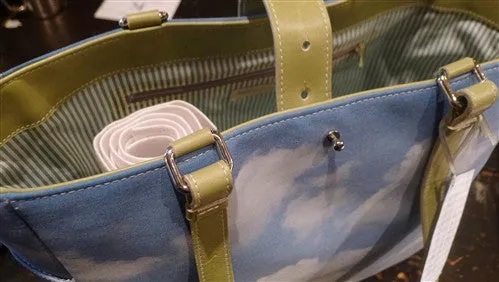 Annie C. Chapman Cloud Diaperbag/Tote Handbag