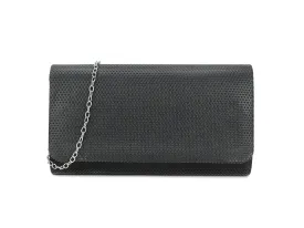 Black Glitter Embellished Clutch Bag