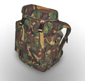 Camo 35 litre Waterproof Military Rucksack - Dutch Army Surplus - DISTRESSED RANGE