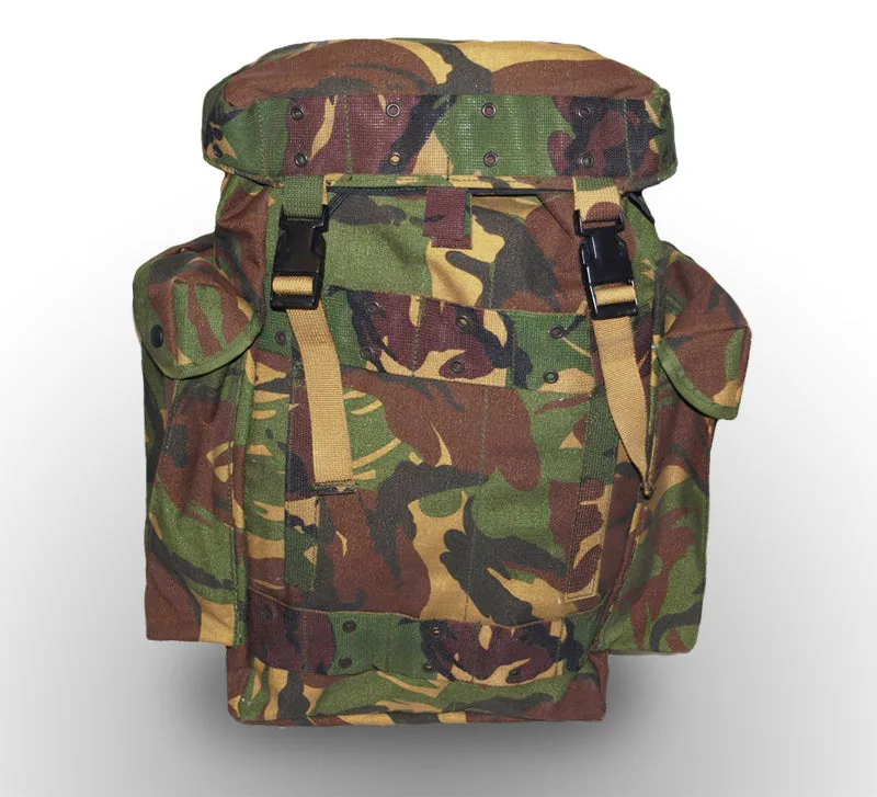 Camo 35 litre Waterproof Military Rucksack - Dutch Army Surplus - DISTRESSED RANGE