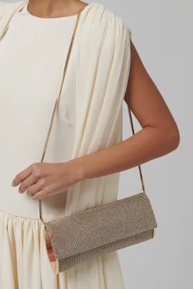 Champagne Kate Crystal Embellished Clutch