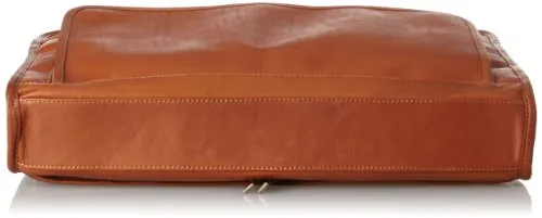 Claire Chase Professional Computer Briefcase, Saddle, One Size