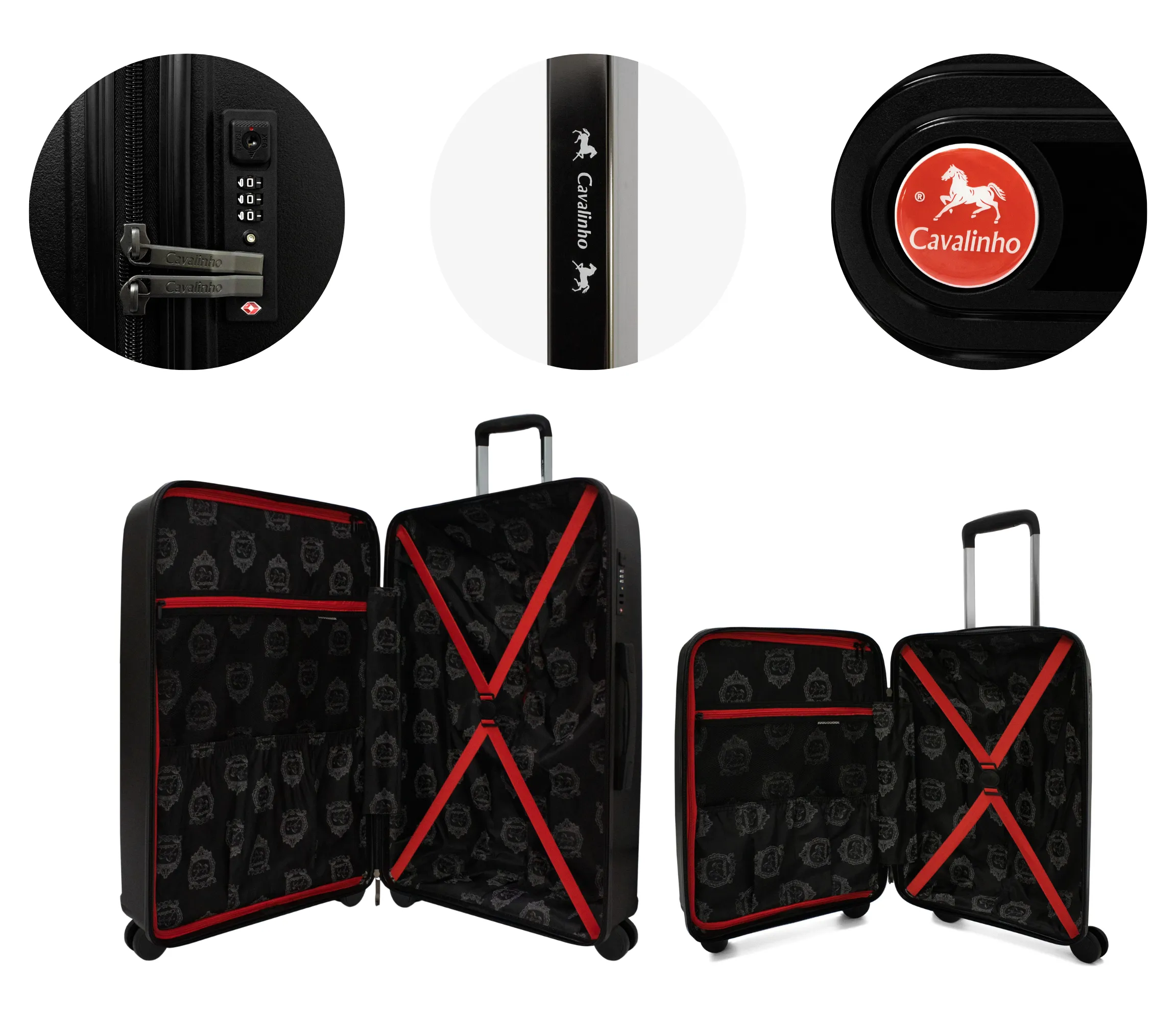 Colorful 2 Piece Luggage Set (19" & 28")