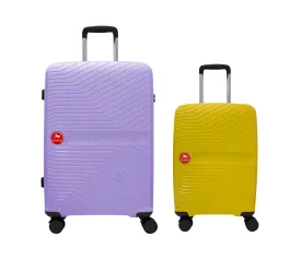 Colorful 2 Piece Luggage Set (19" & 28")