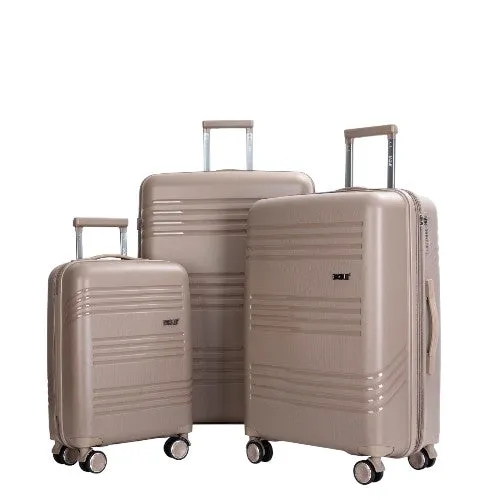 Eagle Finland Lightweight PP Expandable Suitcase - Cabin Size