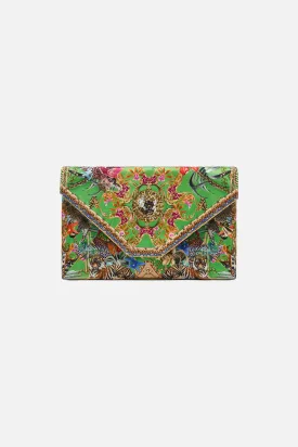 ENVELOPE CLUTCH CURIOUS AND CURIOUSER