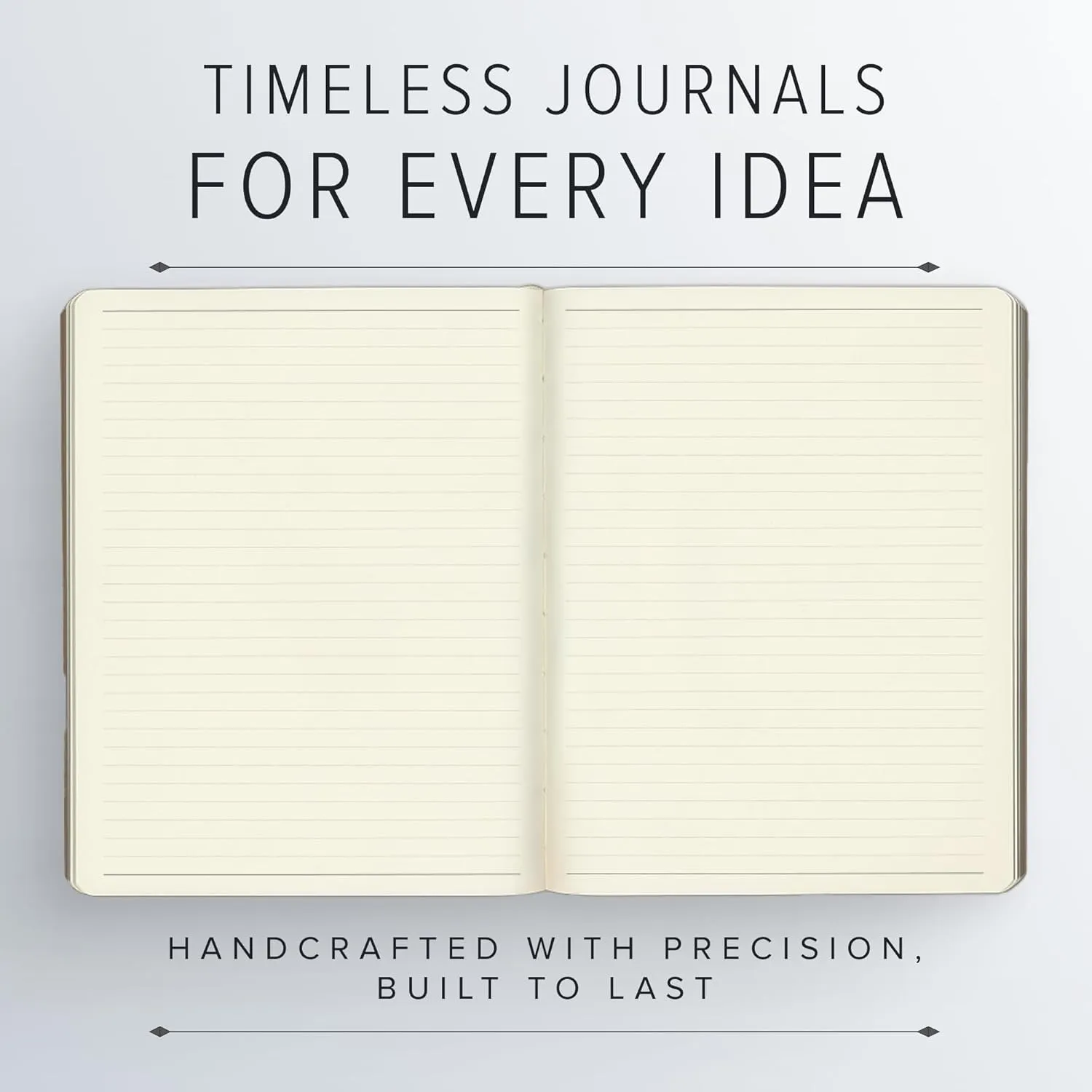Gallery Leather Journal Notebook - 192 Pages, Softcover, for Men and Women, for Writing, Work & Travel, Handcrafted - Acadia Black - 9.75 x 7.5", Large Lined
