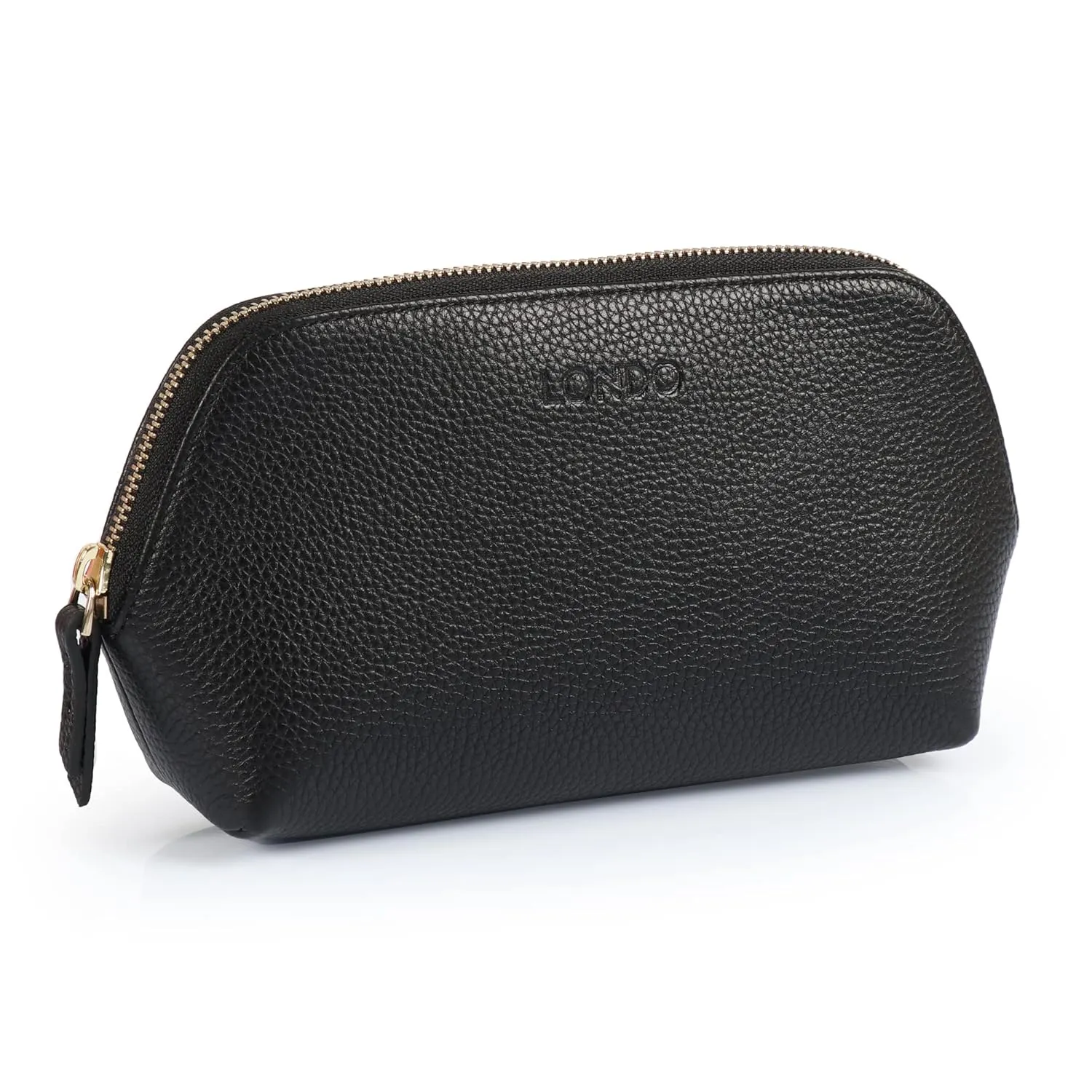 Genuine Leather Makeup Bag  Cosmetic Pouch, Travel Organizer, Toiletry Clutch for Women, Stylish & Durable Storage for Essentials