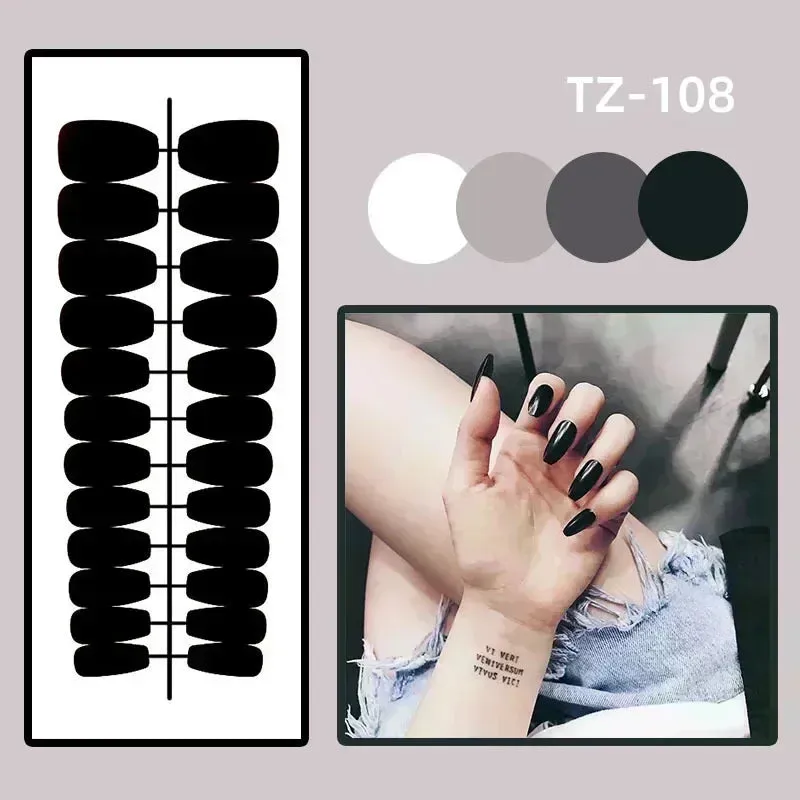 Glamorous Rhinestone-Studded Press-On Nails