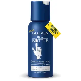 Gloves In A Bottle Hand Lotion for Nurses  Best Travel Hand Cream for Dry, Cracked Hands, Eczema & Psoriasis Relief  Silicone Glove Hand Lotion for Healthcare Workers  2 oz