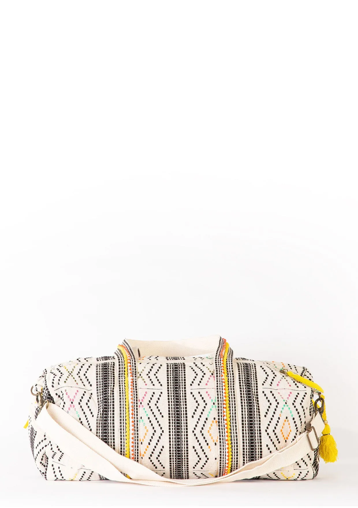 Jacquard Diamond Duffel Bag