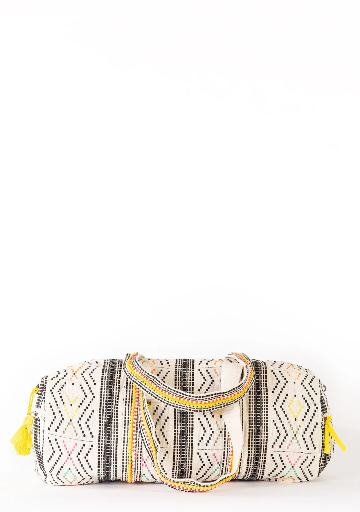 Jacquard Diamond Duffel Bag