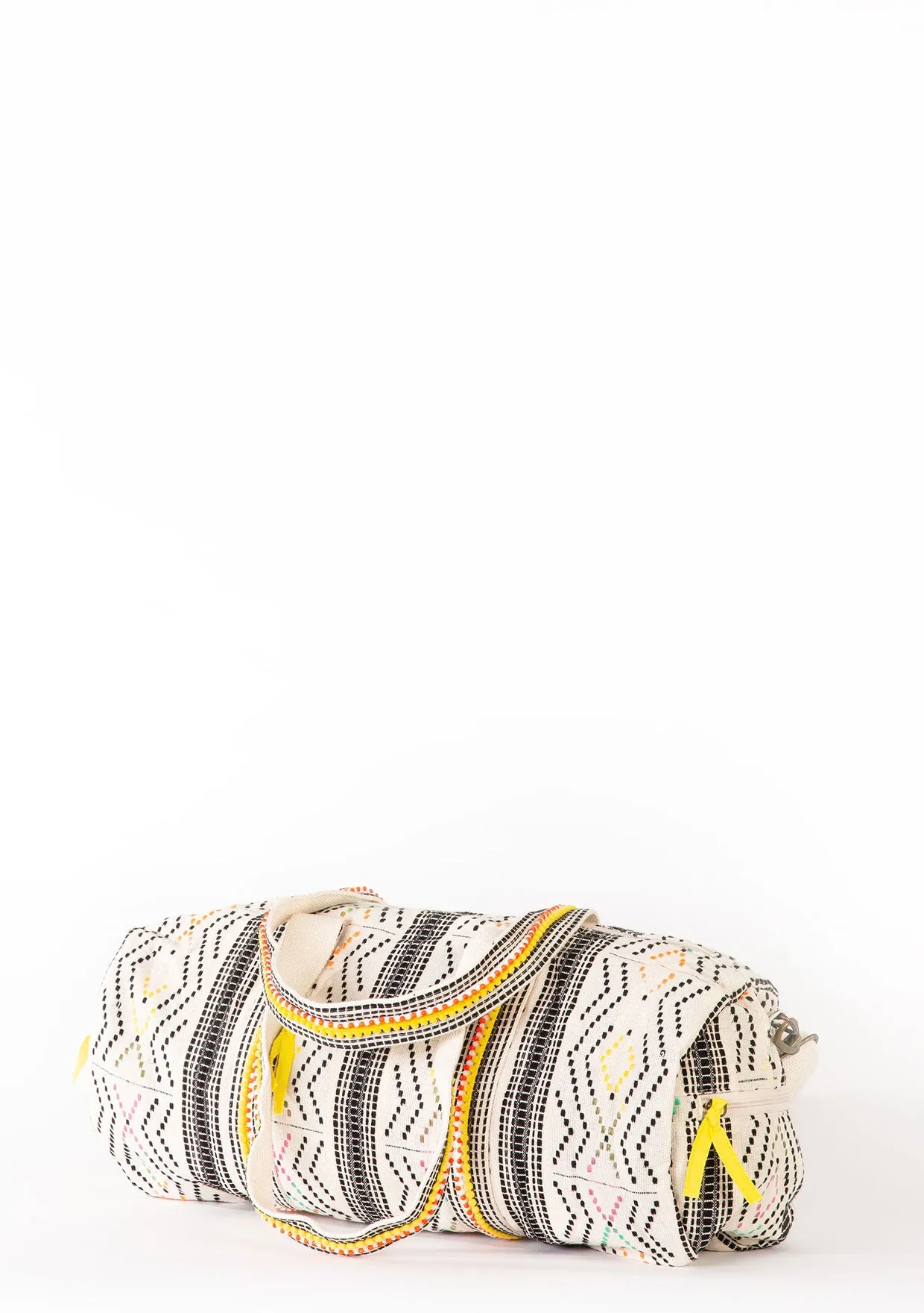 Jacquard Diamond Duffel Bag