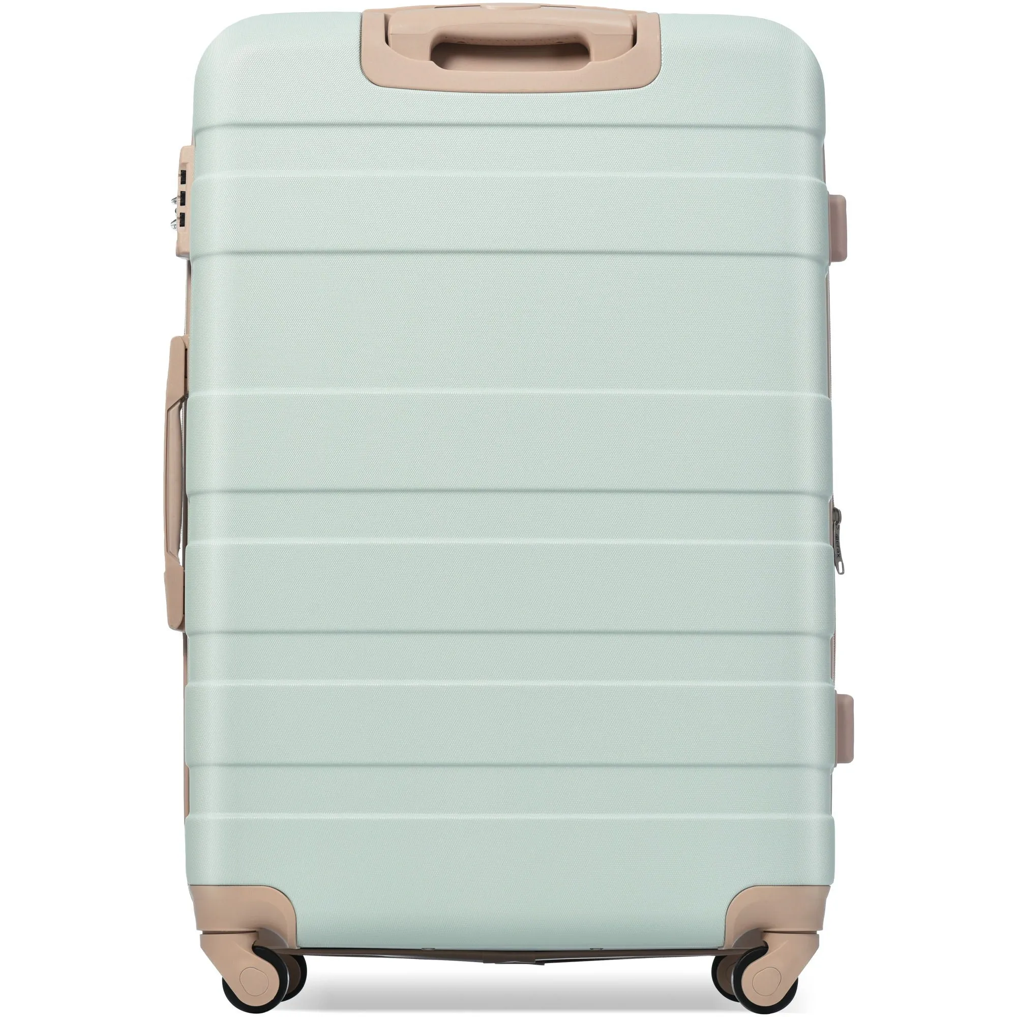 Luggage Sets New Model Expandable Abs Hardshell 3 Pieces Clearance Luggage Hardside Lightweight Durable Suitcase Sets Spinner Wheels Suitcase With Tsa Lock 20''24''28'' (Gray Green)