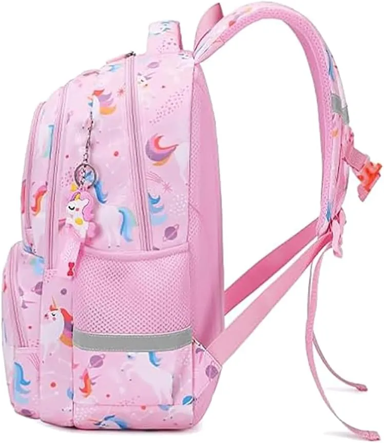 MATMO Kids Backpack Boys Girls Backpack Student School Bag Children Bookbag Daypack (Pink)