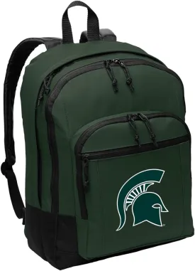Michigan State University Backpack MEDIUM Bag w/Laptop or Tablet Sleeve