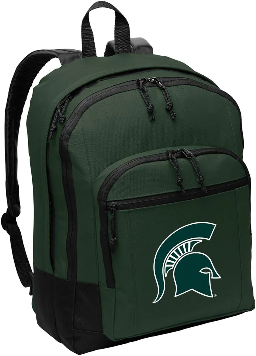 Michigan State University Backpack MEDIUM Bag w/Laptop or Tablet Sleeve