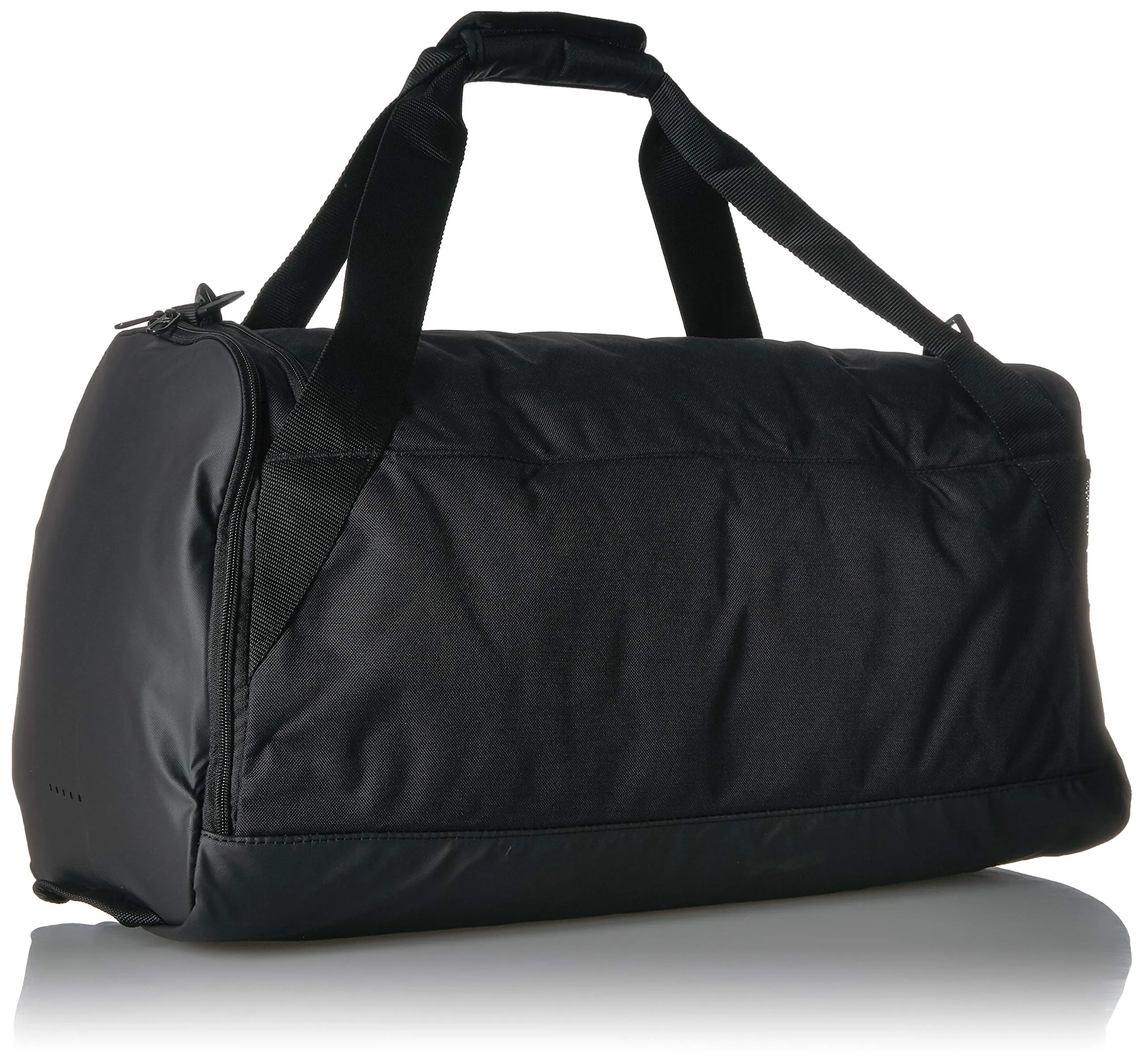 Nike Brasilia Training Duffel Bag, Versatile Bag with Padded Strap and Mesh Exterior Pocket, Medium, Black/Black/White