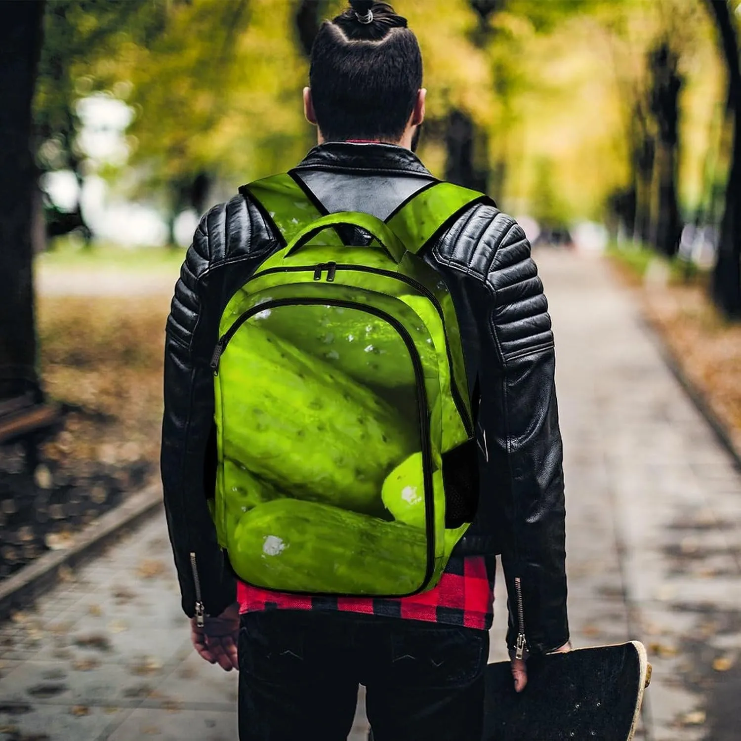 Pickles Pickle Backpack Large Capacity Lightweight Backpack Laptop Backpack For Unisex