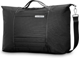 Samsonite UpLIFT 23" Lightweight Foldable Weekender Duffle Bag - Polyester Soft Duffle for Ultra Lightweight Travel - Black