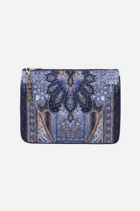 SMALL CANVAS CLUTCH FOREVER FAMILY