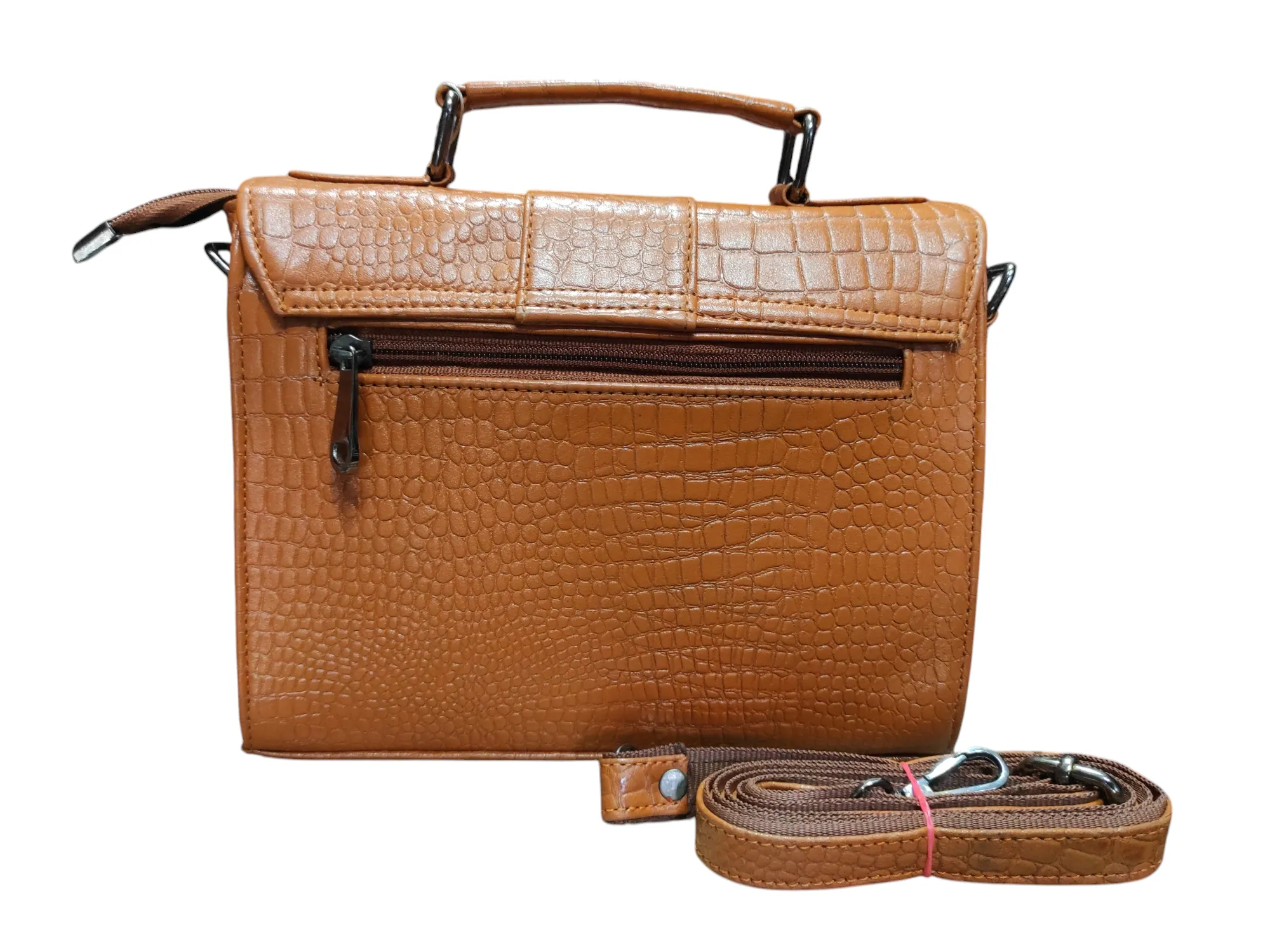 Tan Leather Hand Bag