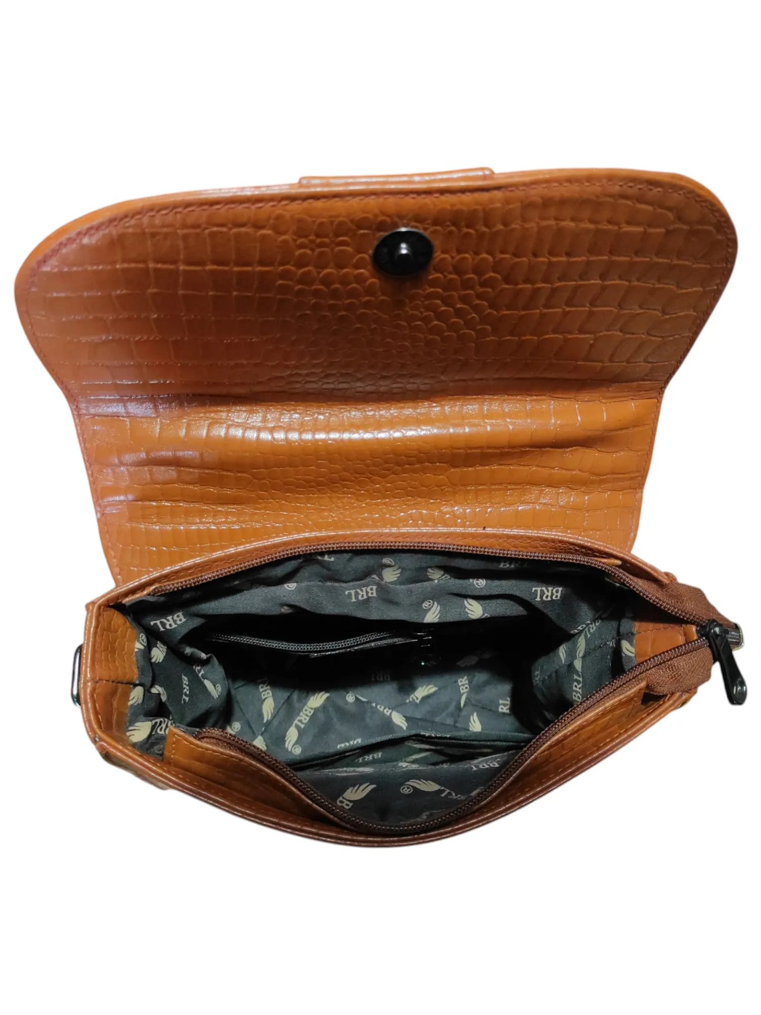 Tan Leather Hand Bag
