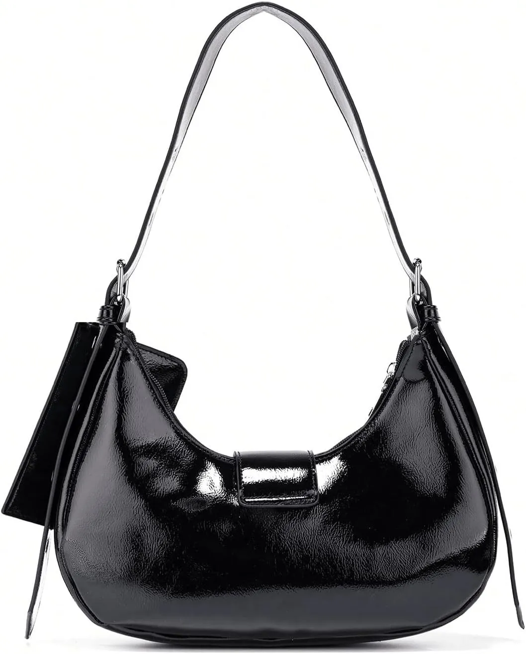 Verdusa Women's Studded PU Leather Clutch Shoulder Tote Handbag Adjustable Strap Boho Bags