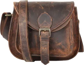 vintage crafts Leather Women's Hippe Leather Purse Crossbody Shoulder Bag Travel Satchel Handbag Bag
