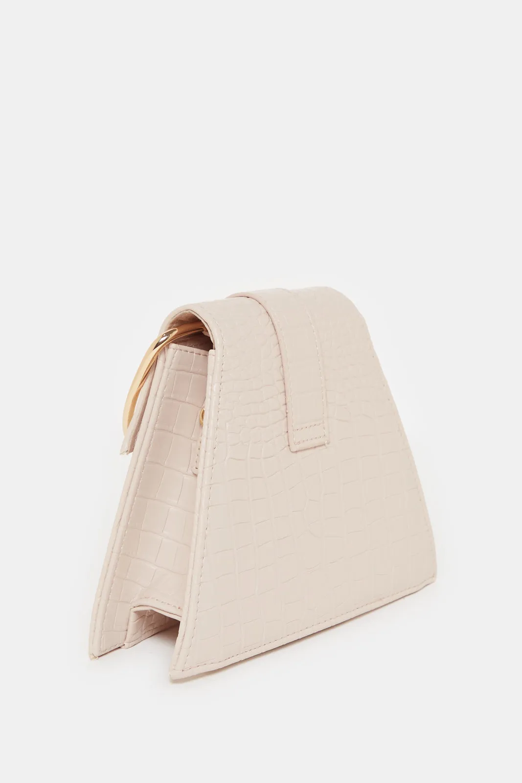 Women Pink With Top Handle Evening Clutch